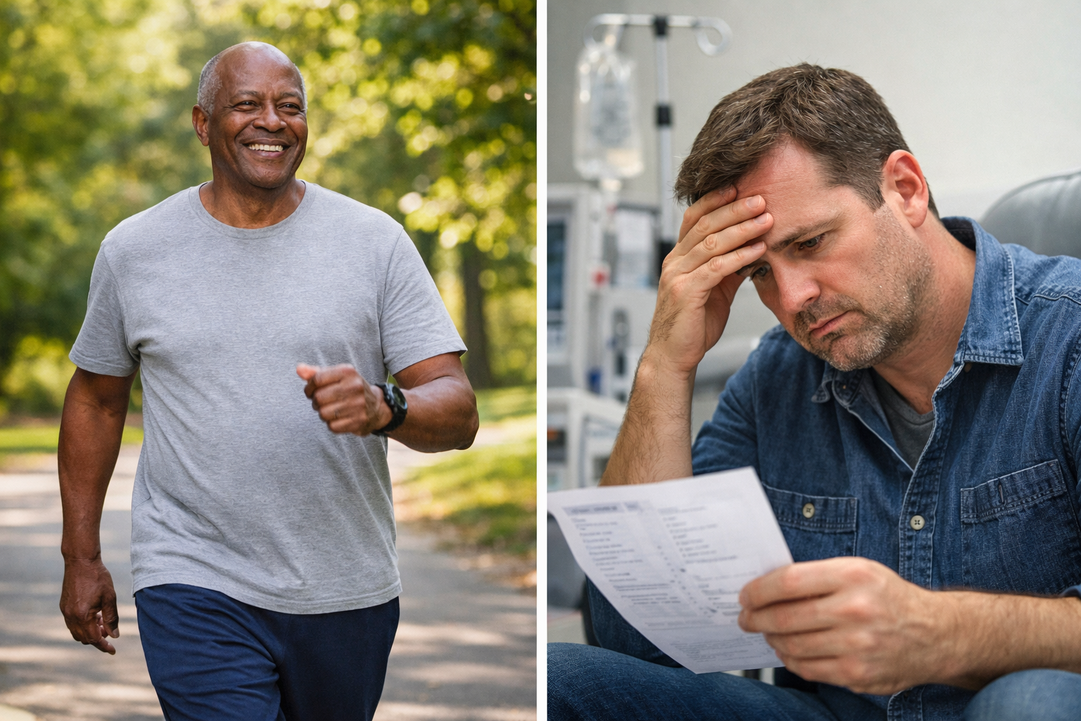 Two Men. Two Lives. One Lesson About Health.